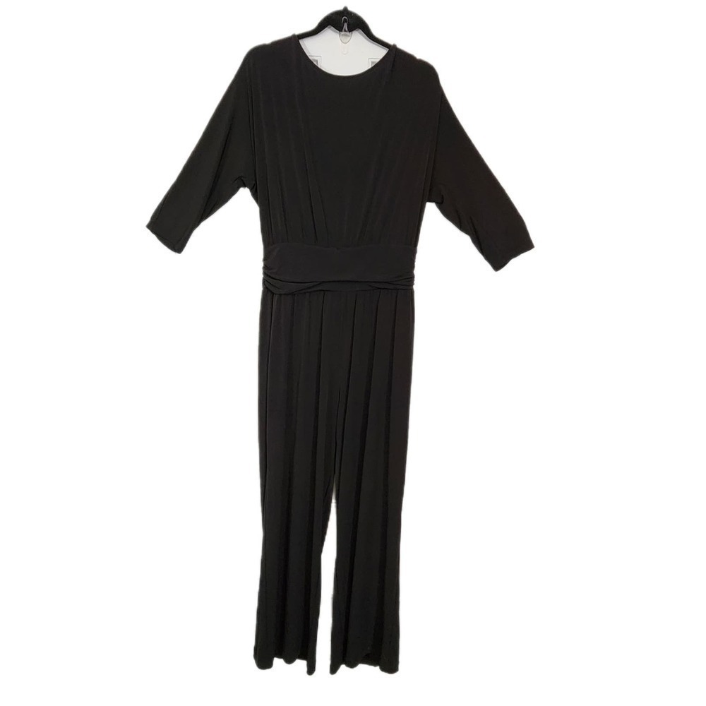 Women's Size Large‎ Black Jumpsuit 
Dress Pants
Flattering Waist
Flowy